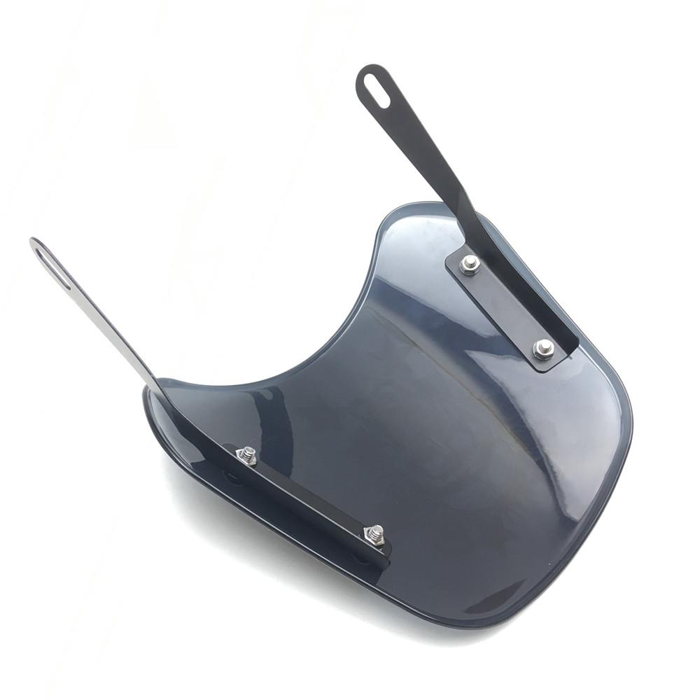 Лобовое стекло мотоцикла, ветровой дефлектор, универсальный для Harley Honda Yamaha Kawasaki Suzuki 6,5 "-9,45"