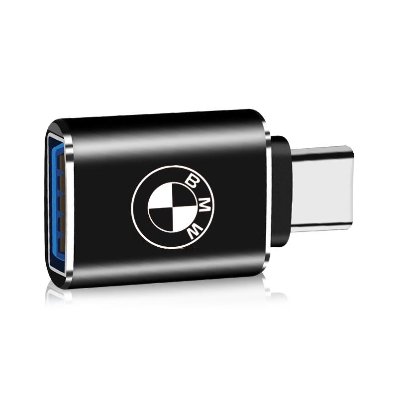 Car Charging Adapter TypeC To USB Converter Car Accessories For BMW E90 E60 E46 E39 F30 F10 E87 X3 X4 X5 X6 X7 X1 G30 G20 Z3 Z4
