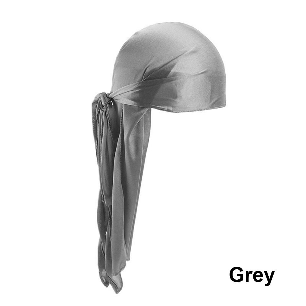 Adjustable Fashion Pre-Tied Cancer Head Scarf Chemo Cap Turban Hijab Bandana Silk Durag Pirate Hat