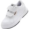 Puma Classics Versatile Comfortable Durable Low-Top Kids Skate Shoes Kids Sneakers White Platinum 389145-10