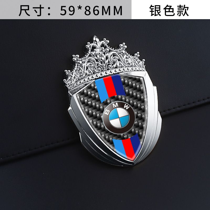 bftws1 3D Car Sticker Metal Badge Decor Electroplated Sticker For BMW X1 X2 X3 X5 X4 X6 X7 G30 G20 G32 G11 G12 F40 F30 F20 F10 F34 F07
