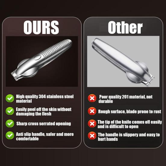 Stainless Steel Chestnut Opener Plier Ergonomic Handle Food Grade Hazelnut Walnut Nut Cracker Sheller Clamp Tools Kitchen Gadgets