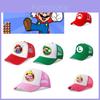 Мультяшная шляпа от солнца Super Mario Brothers для детей, дышащая, идеально подходит для всех сезонов