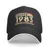 New 1983 Claic Character Vintage Women' Baeball Cap 37th Father' Day Gift Outdoor Hat