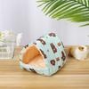 Cute Mini Cage Comfortable Winter Small Animal Sleeping Bed Guinea Pig Nest Hamster House Warm Mat