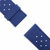 ERBORD Universal Silicone Strap 20mm, Tropic, Blue / Silver Buckle
