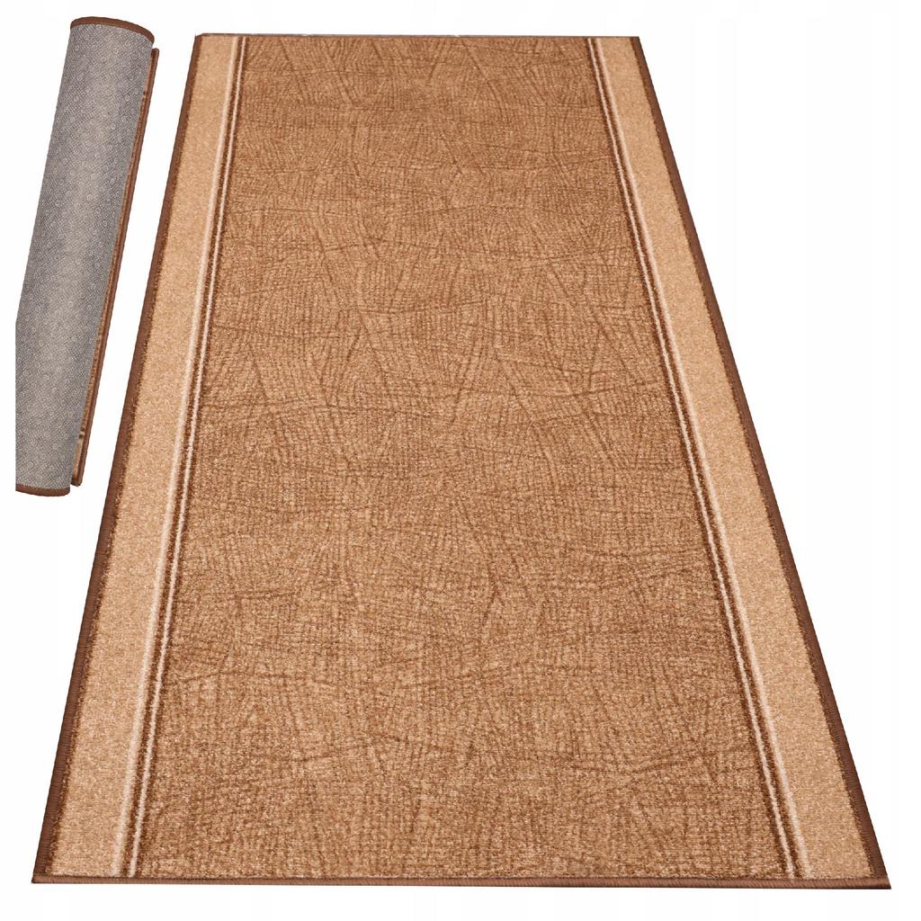 [5] CAMARO BEIGE Rubberized Carpet Runner 67X220cm D7090