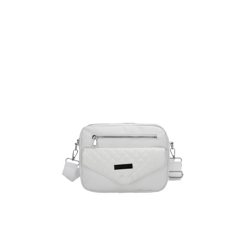 Female Diamond Grid Single Shoulder Crossbody Bag