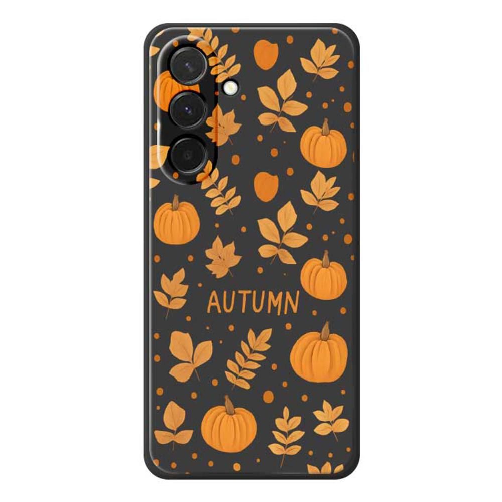 For Samsung Galaxy A36 5G Case Autumn Theme Pattern Printing Straight Edge TPU Phone Back Cover