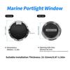 Marine Hatch Porthole Window  Construction 12 Inch Round Inward Opening Porthole Waterproof UV Resistant for Ship Yacht