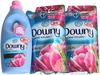 Смягчитель для белья Downy Sunrise Fresh, флакон 900 мл, сменный блок 800 мл x 2 пакета + [Набор продуктов]