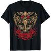 Egypt Ancient Pharaoh with Roses Sphinx Egyptian T-Shirt(8)