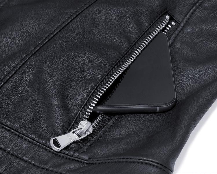 Rose Beauty A Куртка из искусственной кожи с косым карманом на молнии