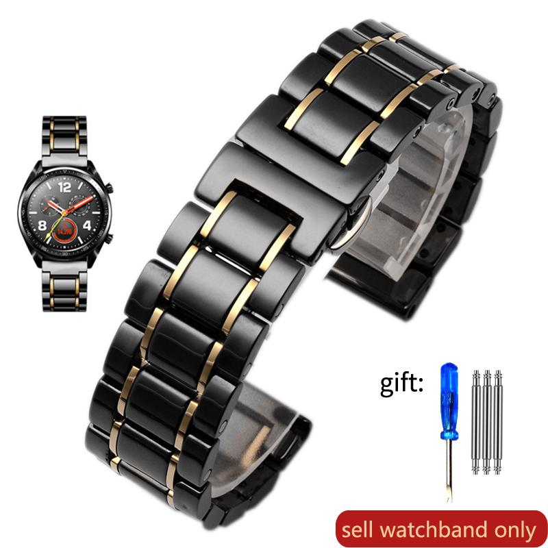 Высококачественный керамический ремешок для часов Rossini Guess Ebo Watch King Браслет из нержавеющей стали 16 18 мм