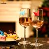 Leeseph Silicone Wine Glass Markers Set, Wine Glass Identifier with Suction Cup, for Wedding Festival Party Dinner, Color Random