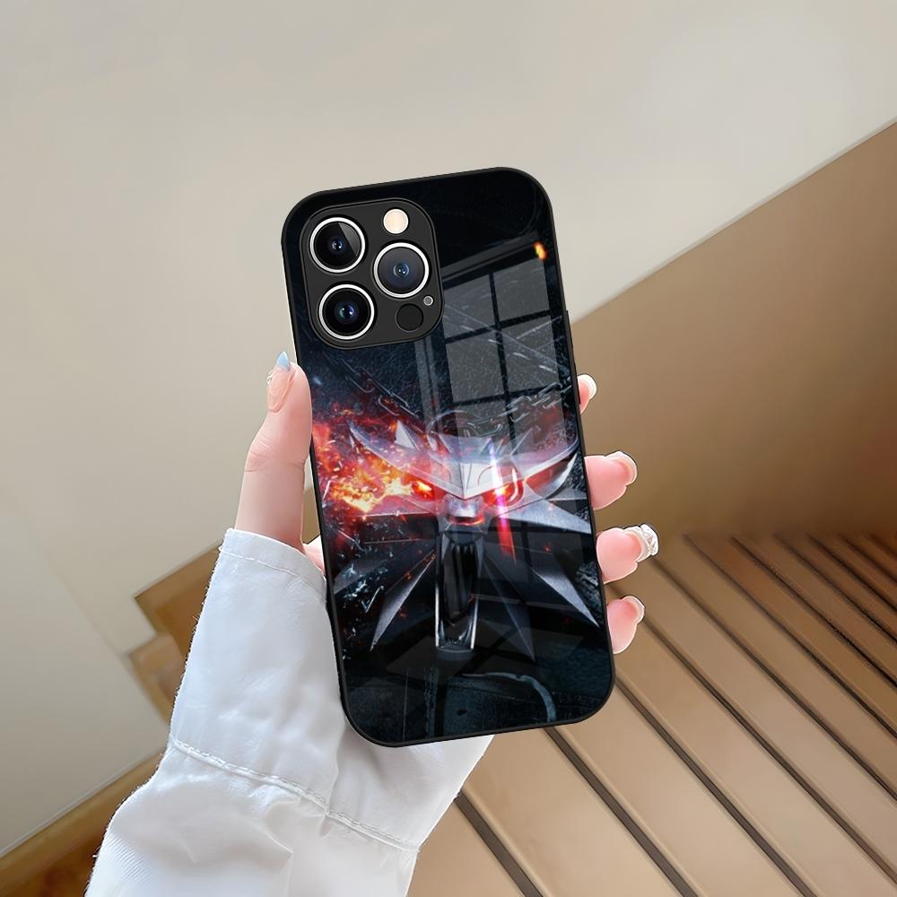 Чехол для телефона Закаленное стекло Для IPhone 13 17 15 16 14 12 11 Pro Max Plus Mini XR XS SE2020 Coque The W-Witcher Wiedzmin