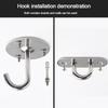 1Pcs Pad Eye Wall Hook Plate Deck Door Buckle Durable Ceiling Mount Hanger  for Fan Lamp