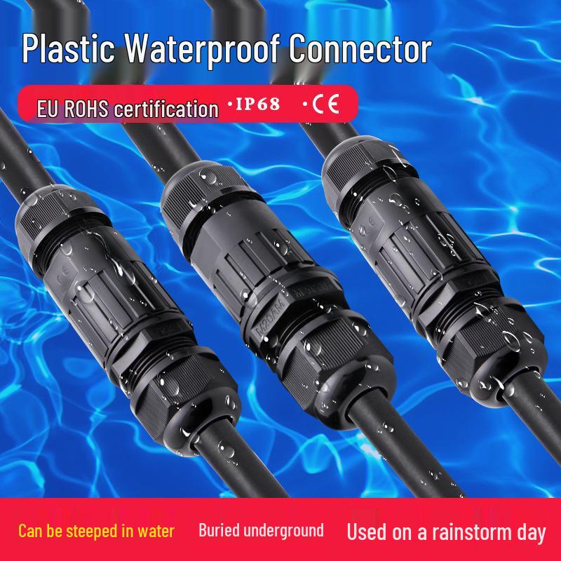 IP68 Waterproof Quick Splice Connector for 2-3 Core Outdoor Wiring