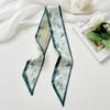 Long Silk Scarf, High-end New Versatile Hair Tie Streamer, Atmosphere Ribbon, Spring and Summer Decorative Scarf, Tied Bag Streamer