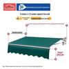 Retractable Outdoor Awning with Manual & Electric Control