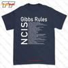 Футболка с принтом NCIS Gibbs Rules Черные Мужские Футболка 56WX