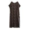 Short Sleeve Plus Size Vintage Floral New In Dresses for Women Casual Loose Maxi Long Summer Dress