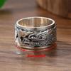Кольцо Lucky Dragon Clouds, мужские ювелирные изделия, вращающееся винтажное индивидуальное мужское широкое кольцо для бойфренда, аксессуары на палец, разные размеры