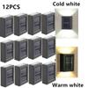 1-16 шт. солнечная лампа наружные светодиодные фонари IP65 водонепроницаемые для украшения сада балкон двор уличный настенный декор лампы садовый свет