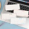 Korean Language Tear-Off Film Keyboard Sticker Desktop Laptop Key Sticker Single Film Universal Transparent Engraving Sticker