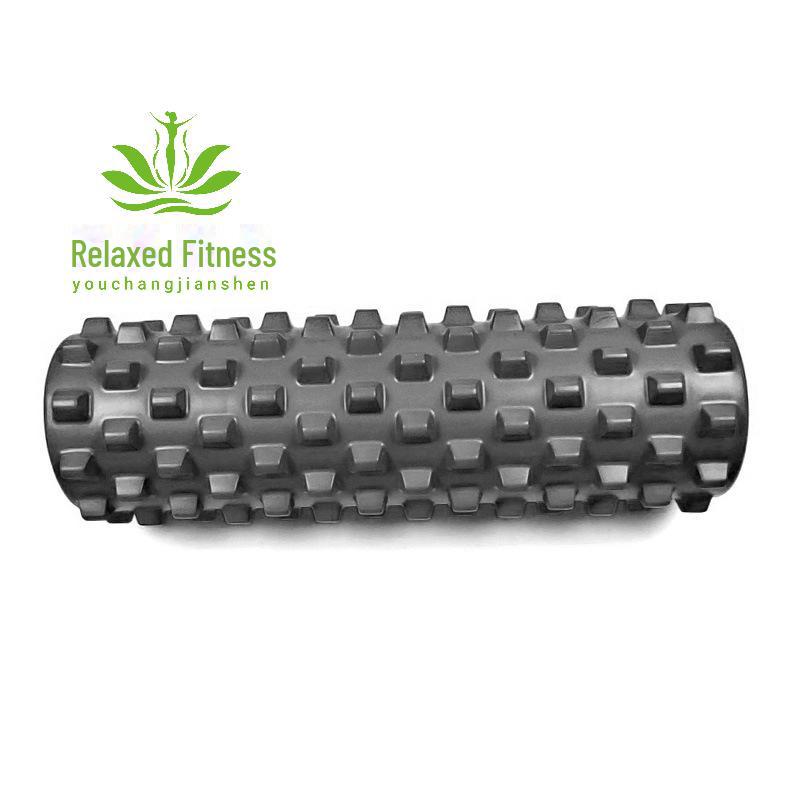 45cm EVA Foam Roller with Textured Surface for Muscle Massage and Relaxation