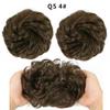 Synthetic Women Fashion Curly Messy Chignon Hair Bun Hair Accessories Elastic Fiber Hairpiece Chignon For Wedding Party  Daily Use