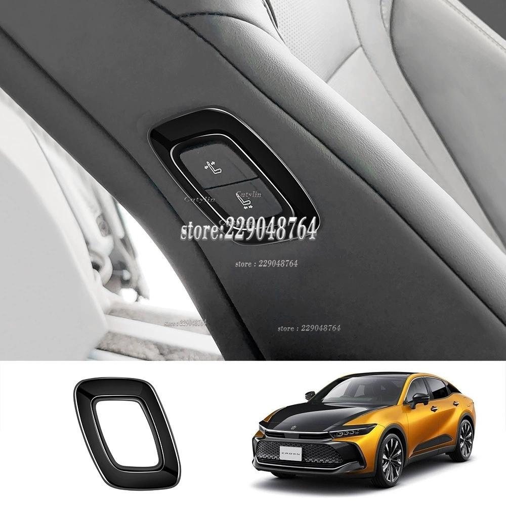 RHD For Toyota Crown Cossover 2024 2025 ABS Black Gear Shift Panel Cover Trim Center AC Outlet Cover Auto Accessories
