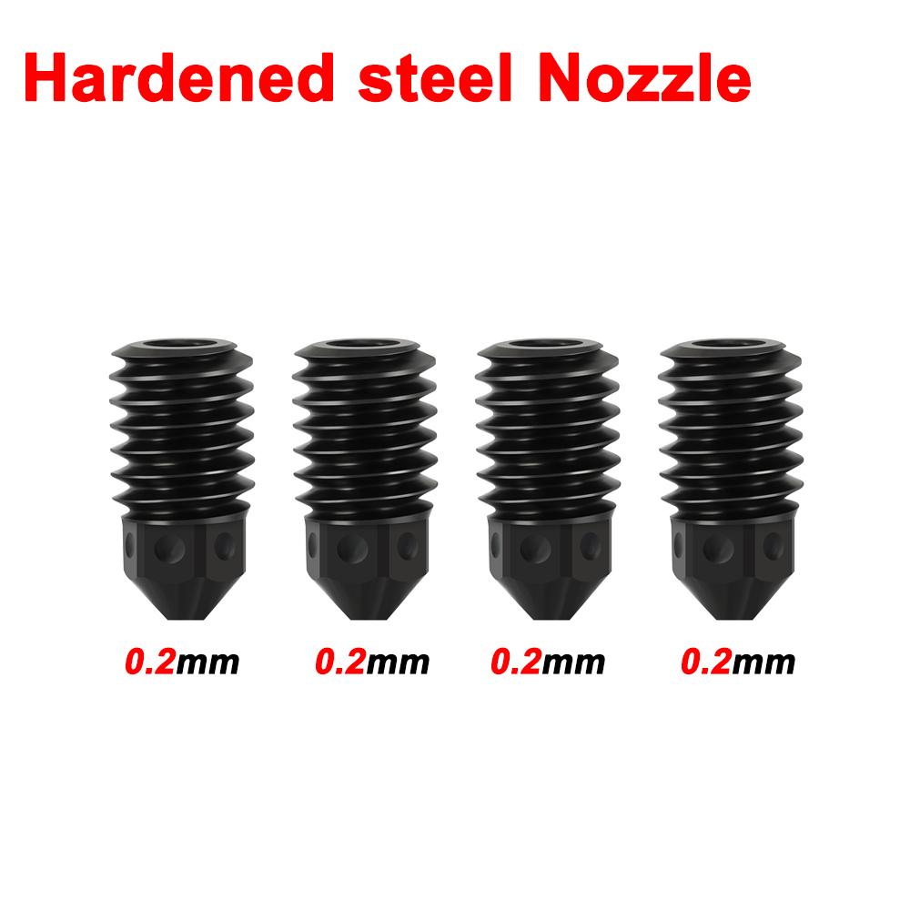 For Bambu Lab P2S Upgraded Hotend 0.2/0.4/0.6/0.8mm Hardened steel nozzle Replacable Hot End Bambulab P2S 3D Printer Print Head