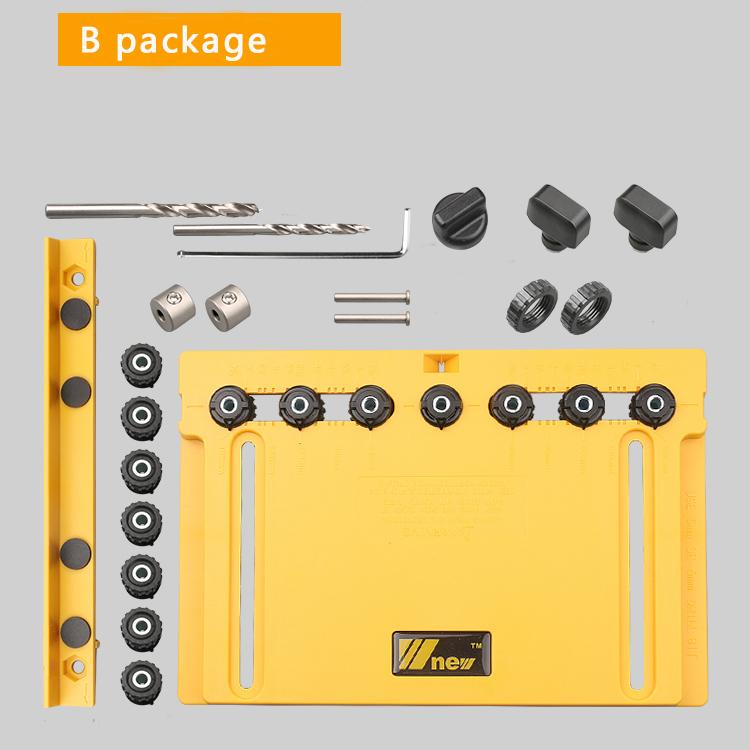 Handle Hole Locator Door Handle Knob and Pull Installation Jig and Shelf Pin Jig Boring Hole 5/6mm Drill Guide Woodworking Tools