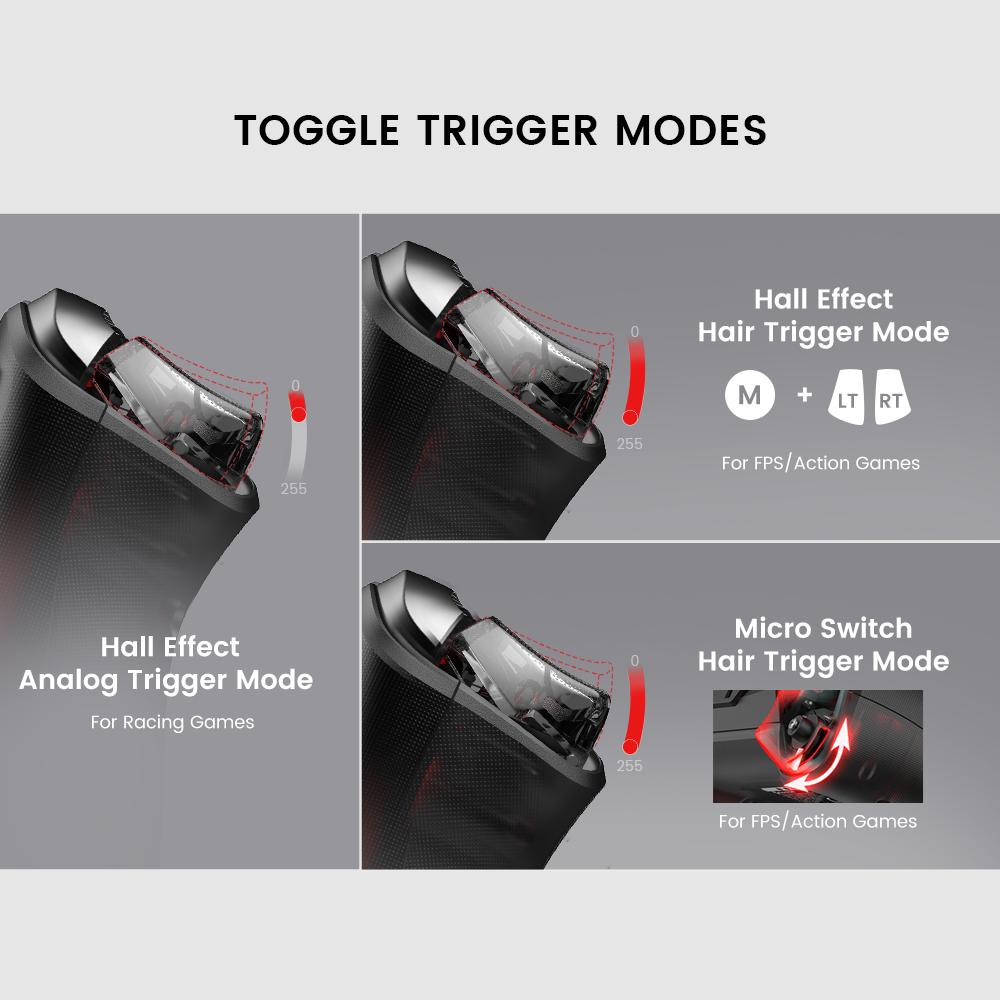 Gamesir Cyclone 2 Wireless Gaming Controller RGB Gamepad for Switch PC Android Ios New MAG-RES TMR Joysticks