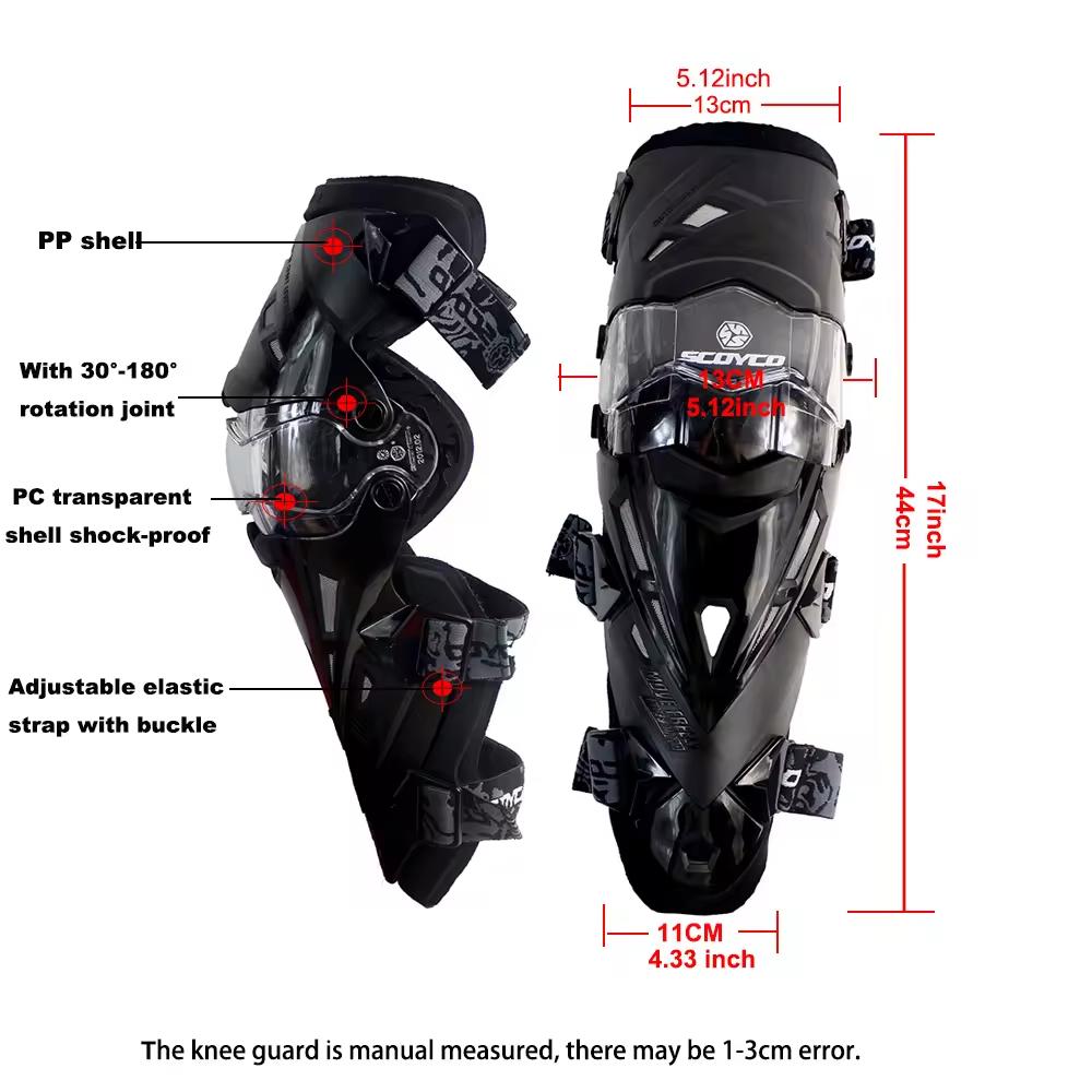 SCOYCO Motorcycle Knee Pads Protective Gear Motocross Safety Guards Equipment Motorbike Riding Joelheira Warm Anti-fall Kneepad