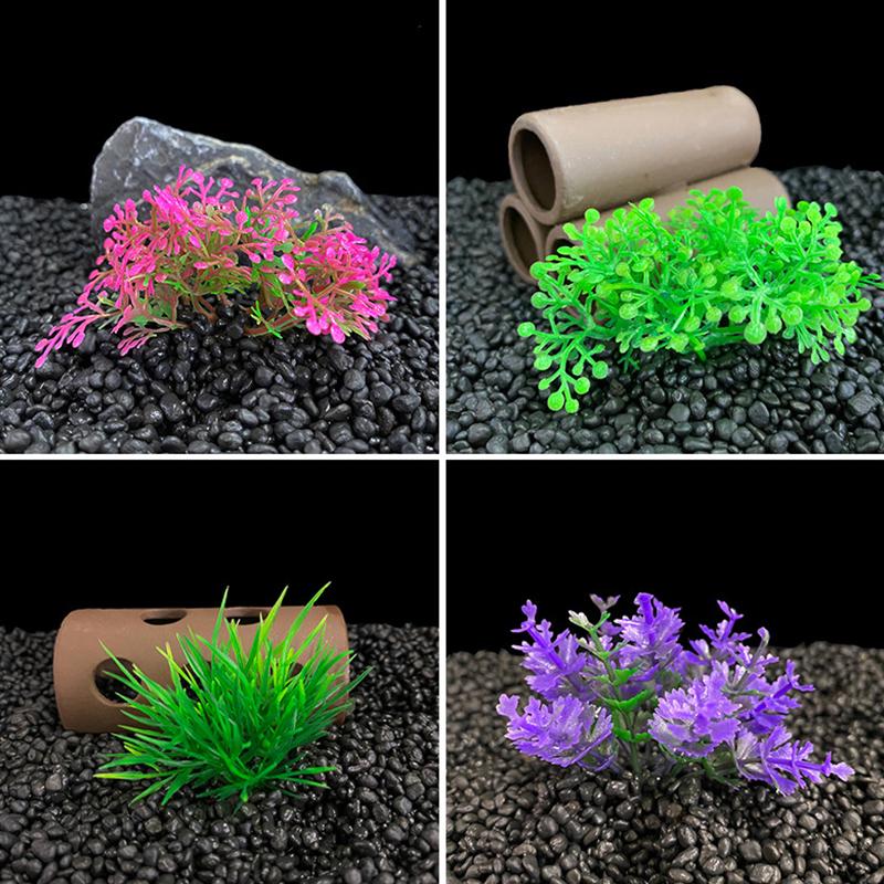 Artificial Plants Fish Tank Decoration Aquarium Decorative Ornaments Simulation Water Weeds Leaves Grass Plant Accessories
