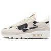 Air Max 90 Futura Cow Print Women Sneakers Cream Sail Chrome FN7170-133