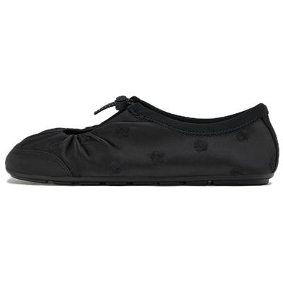 Винтажные Удобные Регулируемая Застежка Спортивные Балетки Повседневные Балетки Женские балетки Черные 15213510800