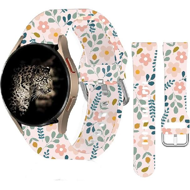 Силиконовые спортивные ремешки 20 мм, совместимые с Galaxy Watch 6/Watch 5/Galaxy Watch 4 40 мм 44 мм/Classic 42 мм 46 мм/Watch 3 41 мм, ремешки для Active 2,