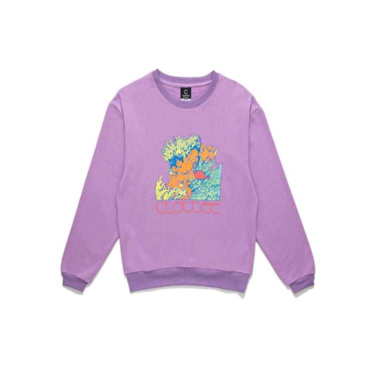 CLOT Sweatshirts Unisex Crew Neck Moderate Regular CTSS21SP3004