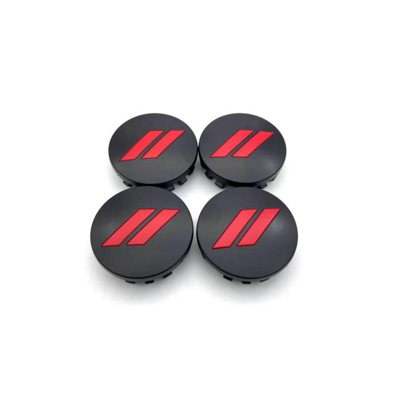 4pcs x 63mm Car Logo Wheel Center Hub Caps Rim Cover Emblem Sticker for Dodge Charger Challenger Hell Cat SRT for Chrysler 300C