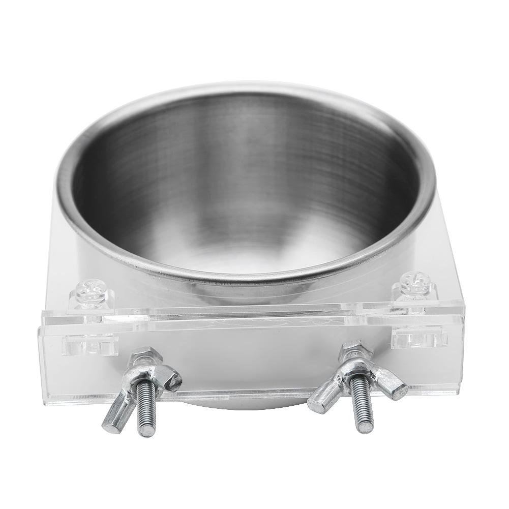 Bird Cage Food Water Feeder Bowl   Rack Parrot Parakeet Cage Accessories