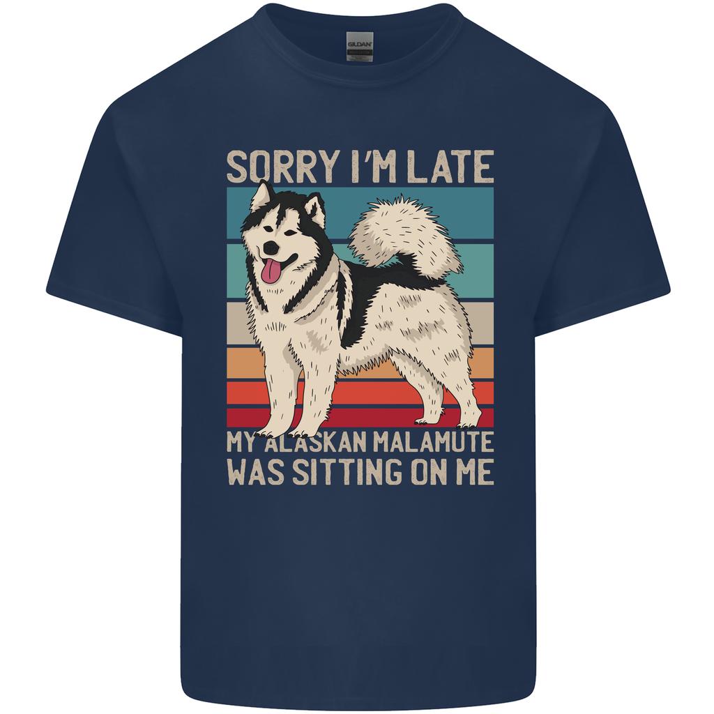 Alaskan Dog Sorry Im Late Unisexs Light Cotton TShirt