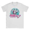 Футболка Hatsune Miku Diva для мужчин и женщин Хлопок Новинка Футболка С круглым вырезом Футболка С коротким рукавом Топы Большого размера