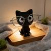 Декор для стола Держатель для очков в виде кошки 3D-печать Сидящий котенок Подставка для очков Очаровательный и функциональный органайзер, чтобы оживить ваше рабочее место
