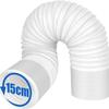 Exhaust Hose 150mm, 2m White PVC Hose For Air Conditioning / Exhaust Hose / Exhaust Hood