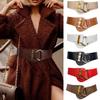 Gold Buckle Waist Belts For Women Simple Solid-Color Clothing Belt Great Present Idea