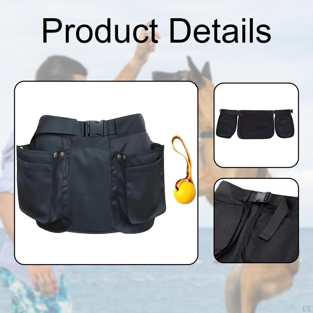 Фартук кинолога Домашний питомец Поясной с большими карманами Рабочая одежда Водонепроницаемый Пояс для инструментов