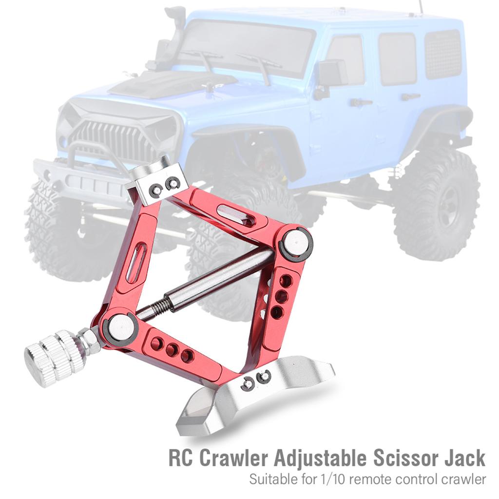 RC Car 1:10 Scale Adjustable Metal Scissor Jack Tools For RC Crawler Axial SCX10 For Traxxas TRX4 Tamiya CC01 D90